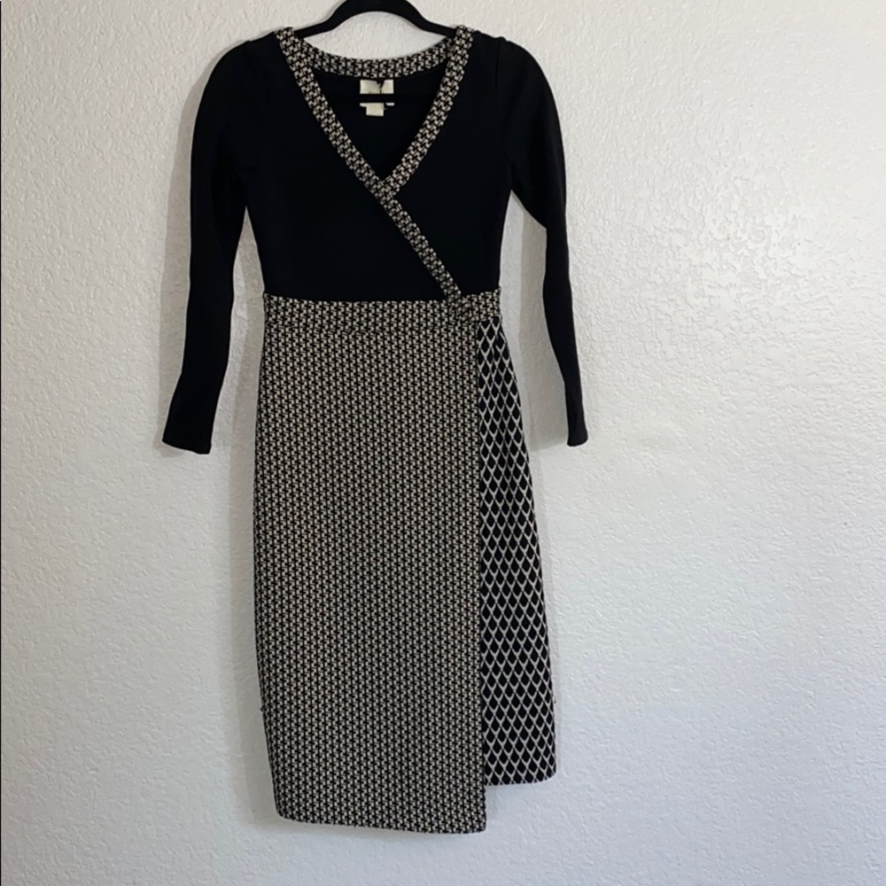 COPY - Maeve houndstooth midi dress